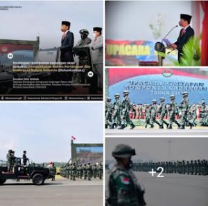 Presiden RI Joko Widodo Tegaskan Komponen Cadangan TNI Hanya Boleh Digunakan Untuk Kepentingan Pertahanan Dan Kepentingan Negara