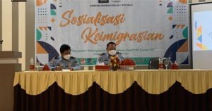 Imigrasi Kelas I TPI Palu Gelar Sosialisasi Pelayanan Keimigrasian di Parimo