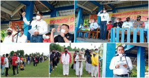 Pembukaan PORKAB Parimo Ke- V Berlangsung Sederhana Dengan Prokes Ketat