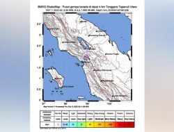 BMKG Update Magnitudo, Gempa Susulan Sudah Terjadi Lagi di Tarutung Pagi Ini
