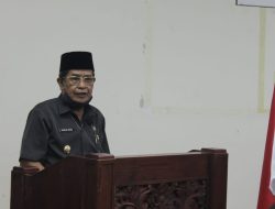 Wabub Sampaikan Jawaban Bupati atas pandangan umum Fraksi-Fraksi DPRD terhadap raperda APBD tahun Anggaran 2023 dan raperda Retribusi tentang Persetujuan Bangunan.