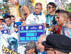 Robi Sianturi Juara Pertama Kategori Nasional Equator Run 10K