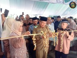 Wabup Badrun Nggai, Resmikan Masjid Jeddah Al-Mubarokah jalur dua Desa Bambalemo