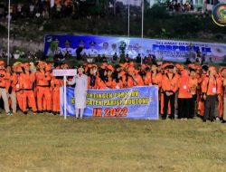 Wabup Badrun Nggai di Dampingi Sekda Zulfinasran, Pimpin Langsung Atlet Kab. Parimo Pada Pembukaan PORPROV Ke IX Di Banggai