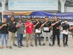 APDI Regional Sulteng Gelar Uji Kompetensi Sertifikasi Pilot Drone