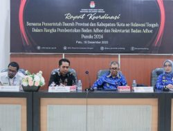 KPU Sulteng Gelar Rakor Pembentukan Badan Adhoc dan Sekretariat Badan Adhoc Pemilu 2024