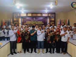 Sekda Zulfinasran terima kunker Sekjen KPU Ri di Parimo