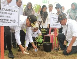Wakil Gubernur Ikuti Penanaman 1000 Pohon Secara Hybrid