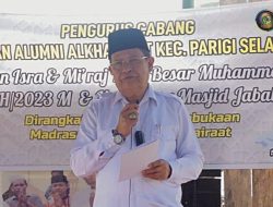 Wakil Bupati Badrun Nggai Hadiri dua giat peringatan Isra Mi’raj dikec. Parigi dan Kec. Parigi Selatan