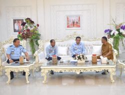 Gubernur Sulawesi Tengah Menerima Audiensi Kanwil Hukum dan HAM Sulawesi Tengah
