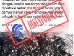 [DISINFORMASI] Warga Gantung Diri karena Depresi Rumahnya Belum Diperbaiki akibat Gempa Cianjur
