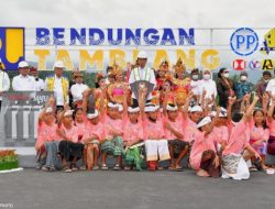 Presiden Jokowi Bersama Siswa-Siswi SD/SMP/SMA Resmikan Bendungan Danu Kerthi Buleleng di Bali