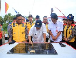 Resmikan Jembatan Gantung di Bitung, Menteri Basuki: Kontraktor Lokal, 100 Persen TKDN