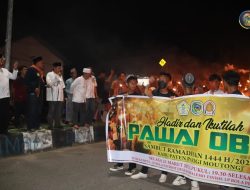 Wabup Parimo melepas Pawai Obor tahun 2023 ‘Silaturahmi masyarakat Umat Islam di Parimo menyambut datangnya bulan suci Ramadan 1444 Hijriah