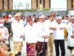 Menteri Basuki Dampingi Presiden Jokowi Resmikan Penataan Kawasan Pura Besakih