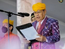 Peringati Hari jadi Kabupaten ke 21 “Pemerintah Parimo gelar Upacara Peringatan HUT dibulan Suci Ramadhan