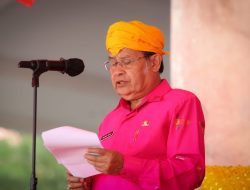 Pemkab Parimo gelar Upacara Peringatan Hardiknas 2023 dihalaman Kantor Bupati