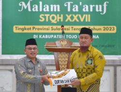 Asisten II Bidang Perekonomian dan Pembangunan Hadiri Malam Ta’aruf STQH XXVII Tingkat Provinsi Sulteng 2023