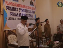 Bupati Samaurizal Lantik Pejabat Struktural Dan Fungsional Di Lingkungan Pemkab Parimo