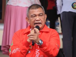 Pinta Bupati Samsurizal : peserta didik yang Lolos penjaringan Bakat konsentrasi dilatih olahraganya