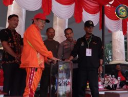 Wakil Bupati Parimo Badrun Nggai Resmi tutup Pekan Olahraga Pelajar Daerah (Popda) ke – XXI tahun 2023
