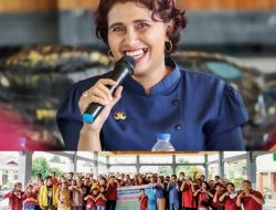 Aswini Dimple resmi memberangkatkan Kontingen Dharma Gita Parimo menuju kab.Morut