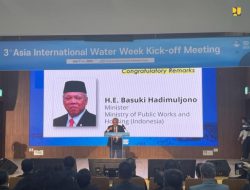 Menteri Basuki Sampaikan Tiga Pesan pada Kick-off Meeting Asia International Water Week ke-3 di Korea Selatan