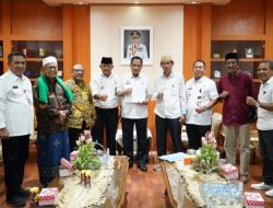 Wagub Menerima Audiensi Panpel Muktamar Besar Al-Khairaat Ke- XI