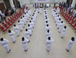 Bupati Parigi Moutong Resmi Kukuhkan 40 Anggota Paskibraka Tahun 2023