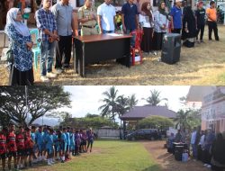 Wabup Badrun Nggai Buka Turnamen bola voli dan Futsal tingkat Kec. Parigi Selatan