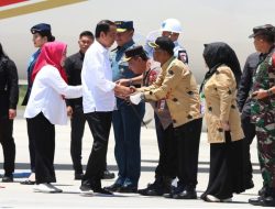 Gubernur Rusdy Mastura Sambut Kedatangan Presiden Jokowi
