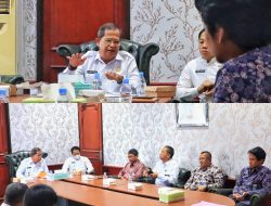 Wabup Badrun Nggai Pimpin Rapat evaluasi perencanaan dan penganggaran stunting