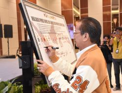 17 Parpol Menandatangani Deklarasi Pemilu Damai 2024
