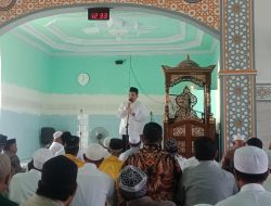 Pj Bupati Parigi Moutong Perkenalkan Diri Kepada Jamaah Masjid Darussalam