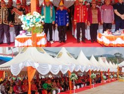 Asisten Pemerintahan dan Kesra PARIMO Hadir diPeringatan HUT Ke-10 Kab.MORUT