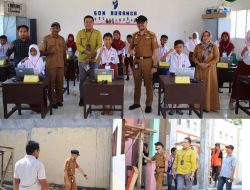 Dalam Rangka Monev ANBK dan DAK, Sekda Zulfinasran Tinjau Beberapa Sekolah Di Kecamatan Ampibabo