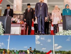 Pemkab Parimo Peringati Hari Sumpah Pemuda Ke – 95 diHalaman Kantor Bupati