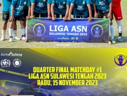 Masuk Semi-final : ASN Sepak Bola Kab.Parmout Taklukan Juara Bertahan ASN Kab. Buol Di Liga ASN Tahun 2023