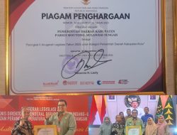 Pemda Parmout Raih Peringkat II Anugerah Legislasi Tahun 2023