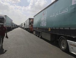 Truk Bantuan Kemanusiaan untuk Gaza Mulai Dikirim ke Perbatasan Mesir