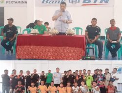 Pj Bupati membuka Kejuaraan sepak takraw antar klub se Kabupaten Parigi Moutong memperebutkan piala Bupati