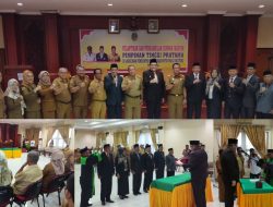 Pj Bupati Parigi Moutong Lantik 6 Pejabat Pimpinan Tinggi Pratama Dilingkungan Pemerintah Kabupaten Parigi Moutong