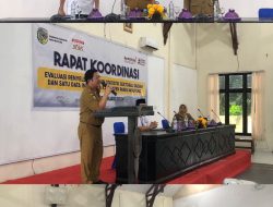 Rapat Koordinasi Evaluasi Penyelenggaraan Statistik Sektoral Daerah Dan Satu Data Indonesia Kabupaten Parigi Moutong