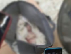 Warga dihebohkan dengan ditemukannya bayi berjenis kelamin perempuan di sebuah kantong