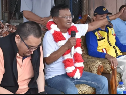 Gubernur Tinjau Rekonstruksi Jalan Mepanga Pasir Putih di Parimo