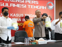 Polda Sulteng Sita 7,6 kilogram Sabu Selama Januari 2024