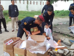 KPU Kota-Palu Musnahkan 5.390 Surat Suara Pemilu Rusak