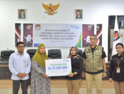 BPJAMSOSTEK Salurkan JKM Petugas Pemilu Meninggal di Kabupaten Donggala