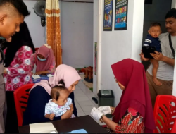 Bhayangkari Kabupaten Touna Beri Layanan Posyandu Secara Rutin Bagi Balita
