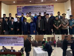 Rapat Paripurna Pengucapan Sumpah Dan Janji DPRD PAW Masa Bakti 2019-2024